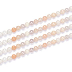 90pcs Adabele Natural Light Red Aventurine Healing Gemstone 4mm (0.16 inch) Small Round Beads Gem Stone Spacer for Craft Jewelry Making GF5-4 - color: Red Aventurine, size: 4mm (90pcs/1 Strand)
