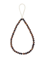 Semi-Precious Gem Stones Beaded Phone Charm Cell Phone Lanyard Wrist Strap Handmade Natural Gemstone Phone Chain string - color: Tiger Eye