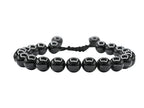 Amazing Gemstone Black Tourmaline Bracelet for Women Men's Gifts - Protection Healing Crystal Bracelet - 8mm Gemstone Beaded Adjustable Bracelet Pulseras Para Hombres Mujer Stocking Stuffers - color: Black Tourmaline