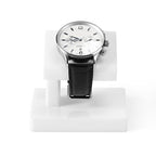 Oirlv Acrylic Jewelry Display Single Watch Stand for Men Acrylic Bracelet Watch Holder for Women (White) - color: Porcelain white YJ12602