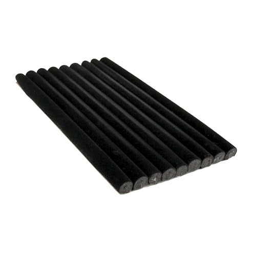 SSWBasics Large Black Velvet Ring Display Tray Organizer - 14-1/4"L x 7-1/2"W - Continuous