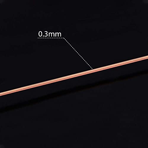 BENECREAT 28 Gauge Bare Copper Wire with Oil Coated, Tarnish Resistant Copper Wire for Jewelry Craft Making, 330-Feet/109-Yard - color: Bare Copper Wire, size: 28-Gauge(328-Feet/109-Yard)
