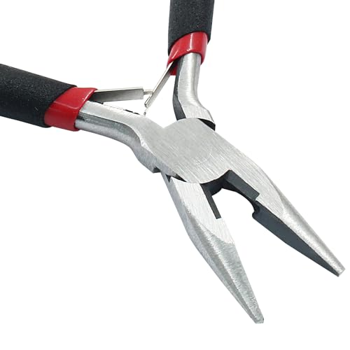12.5cm/4.92" Chain Nose Pliers For Jewelry Making, Flat Nose & Craft Pliers, Jewelry Making Tool - style: Chain Nose Pliers