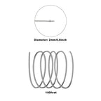 2mm Aluminum Wire, 100 Feet 12 Gauge Bendable Anodized Metal Wire for Sculpting, Jewelry Making, Armature Making, Weaving and Wrapping, Crafting - size: 2mm, style: Silver