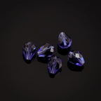 24pcs Adabele Austrian 8mm Faceted Teardrop Loose Crystal Beads Dark Indigo Blue Compatible with 5500 Swarovski Crystals Preciosa SST-820 - color: Dark Indigo/Blue, size: 8mm x 6mm - 24pcs