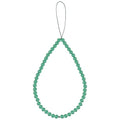 Semi-Precious Gem Stones Beaded Phone Charm Cell Phone Lanyard Wrist Strap Handmade Natural Gemstone Phone Chain string - color: Green Aventurine