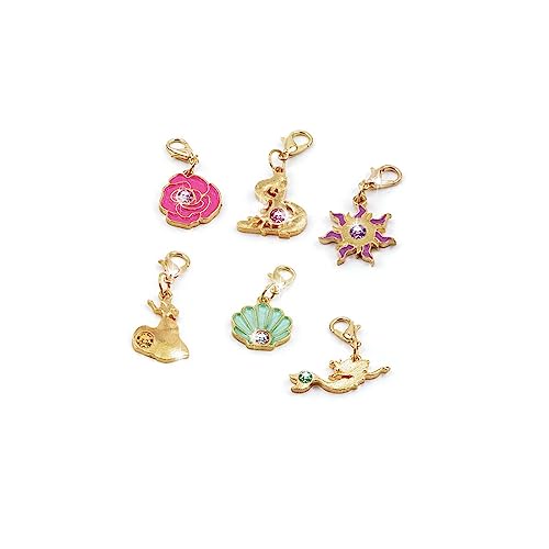 Make It Real Disney Princess Crystal Dreams Jewelry Kit - DIY Bead & Charm Bracelet Set with Swarovski Crystals, Includes Supplies & Exclusive Princess Book - Create 6 Bracelets, Ages 8