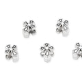 40pcs Cross Sign Large Hole Religious Loose Beads (4.5mm Hole) Antique Silver Metal Spacer for DIY Craft Jewelry Making MEC-D2 - size: Cross Sign