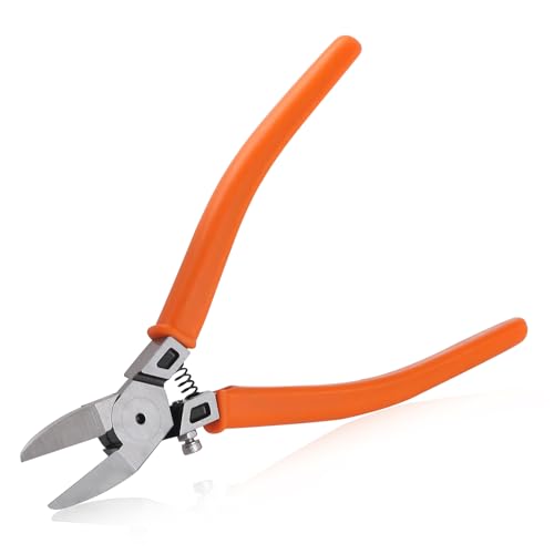 SPEEDWOX Wire Cutters 38 Angled Flush Cutters for Electronic Component Ultra-Sharp Diagonal Cutters Side Cutting Pliers Wire Snips for Jewelry Making Cutting Soft Wires, Electronics Zip Tes, Plastic - style: 38°angle