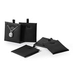 Oirlv 10 PCS Jewelry Cards PU leather Earring Necklace Card for Selling Jewelry Display Cards - style: PJ01103