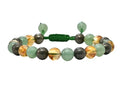 Amazing Gemstone Money Wealth Success Bracelet - Pyrite Green Aventurine Citrine Bracelet Set for Healing Calming Anxiety Stress Relief Gifts Pulseras Para Hombres Mujer Stocking Stuffer (Adjustable) - color: Money Success