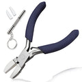 Mini Nylon Jaw Pliers 3.5-Inch Flat Nose Pliers with 2 Replacement Tips and Screwdriver Wire Straightentener Jewelry Making Tools for Beading, Gripping, Shaping Wire - style: 3.5-Inch Nylon Jaw Pliers
