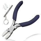 Mini Nylon Jaw Pliers 3.5-Inch Flat Nose Pliers with 2 Replacement Tips and Screwdriver Wire Straightentener Jewelry Making Tools for Beading, Gripping, Shaping Wire - style: 3.5-Inch Nylon Jaw Pliers