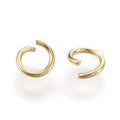HDSupplies 100 Pieces - 304 Gold Tone Stainless Steel Jump Rings - 4mm - 20 Gauge (0.8mm Thickness) - color: Gold Tone Stainless Steel, size: 4mm / 0.8mm Thick / 20 Gauge
