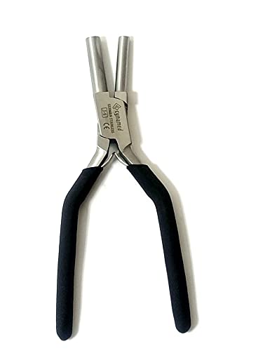 German Heavy Duty Bail Making Pliers - 6 IN 1 Wire Looping Pliers, BIG & SMALL SIZES 13, 16 & 20MM, 5, 7,10MM Anti Slip Comfort Grip Handle - style: MEDIUM 7 & 9MM