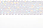 200Pcs Clear Matte Crystal Glass Beads, 4mm Aurora Mermaid Style for DIY Jewelry Making, Necklace Bracelet Earring Crafts