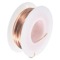 uxcell Soft Copper Wire (20 Gauge, 49 FT), 99.9% Pure Bare Copper Wire 0.8mm Solid Craft Wire for DIY Crafting Gardening Decoration (15Meter) - size: 20 Gauge X 49 Ft