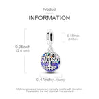 LAZA Charms for Bracelets 925 Sterling Silver Butterfly Summer Travel Ocean Lucky Charm Beads Pendant Jewelry for Women Mom - color: fantasy tree