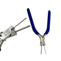 Bail Making Pliers with PVC Grip Handle | for Making S-Hooks, Ear Loops, Jump Loops, Bail, and More - German Stainless Steel ((J4S) 1.70 & 2.70mm Loops) - size: (J4S) 1.70 & 2.70mm Loops