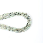 5x12mm Natural Kiwi Jasper Stone Bamboo Shape Gem Healing Energy Loose Spacer Beads for DIY Necklace Bracelet Earring - color: Kiwi Jasper