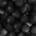 25pcs Resin Transparent Frosted Beads 16mm Cat Eye Circular Rubber Bead Spacer Bead DIY Making Friendship Bracelet Phone Chain Keychain Pen Beads Accessories (Black) - color: Black