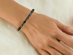 Amazing Gemstone Friendship Bracelets - Moss Agate Mariyam Jasper Hematite Bracelet Set for Men Women Healing Calming Anxiety Stress Relief Gifts Pulseras Para Hombres Mujer Stocking Stuffers - color: Friendship