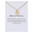 Rrdaily 9 Pcs Dainty Colorful Butterfly Pendant Necklace Set for Women,Bohemian Acrylic Butterfly Chain Necklace Cute Jewelry Gift - style: White card