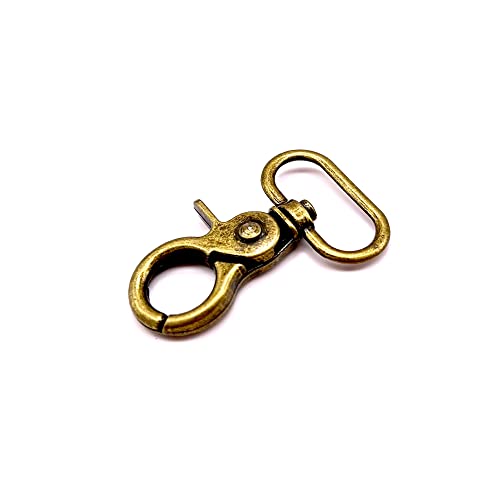 1.5 inch Swivel Hooks for Purse 1 1/2 inch Swivel Lobster Clasp Antique Bronze Snap Clips Lobster Claw Lanyard Swivel Clasps for Bag Strap 38mm Extra Large Lobster Clasps 10pcs 1.5" - color: 1.5 inch Swivel Lobster Clasps Antique Bronze