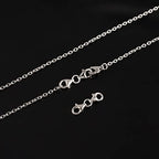 925 Sterling Silver Double Lobster Clasp and Necklace Extender White Gold Plated Double Lobster Clasps Connector Bracelet Necklace Extension Clasp for Jewelry Making（4pcs） - color: A-Silver Lobster Clasp and Necklace Extender