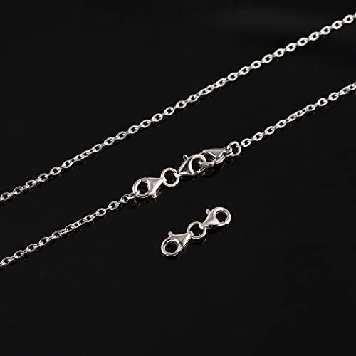 925 Sterling Silver Double Lobster Clasp and Necklace Extender White Gold Plated Double Lobster Clasps Connector Bracelet Necklace Extension Clasp for Jewelry Making（4pcs） - color: A-Silver Lobster Clasp and Necklace Extender