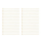 14K Gold Filled Ball Pin Head Pins 24 Gauge Jewelry Finding for Wire Wrapping Jewelry Making Permanent Jewelry (2 inches) - size: 2 inches