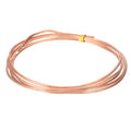 PATIKIL 99.9% Pure Copper Wire for Jewelry Making, 12 Gauge (2mm) Copper Craft Wire 4.9 Feet Beading Jewelry Making Supplies for Crafting Wreath Electroculture Gardening - size: 12 Gauge x 4.9 Feet