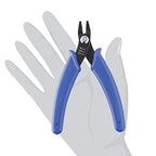 The Beadsmith Micro Crimping Pliers - 5 inches long (127mm) - Use w/ 1-1.5mm crimps & .010-.013" diameter beading wire-Comfortable Handles-Create perfect crimps every time-Tool for Jewelry Making - style: Micro Crimping Plier