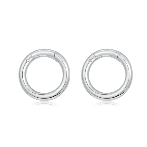 925 Sterling Silver Double Opening Lobster Clasp, Necklace Bracelet Anklet Jewelry Extender Clasp for DIY Jewelry Making (Style 4-2pcs) - style: style 4-2pcs