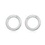 925 Sterling Silver Double Opening Lobster Clasp, Necklace Bracelet Anklet Jewelry Extender Clasp for DIY Jewelry Making (Style 4-2pcs) - style: style 4-2pcs