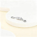 925 Sterling Silver Lobster Clasp for DIY Necklace Bracelet Jewelry Making, Double Spring Clasp with Closed Jump Rings, Necklace Extender Clasp Connector Bracelet Extension (Style 19) - style: Style 19