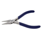 The Beadsmith Chain-Nose Pliers 4-1/2" Long with Fine Tips and Navy Blue Handles, Jewelry Making and Repair Tool - style: Chain Nose