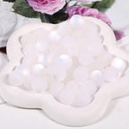 25pcs Resin Transparent Frosted Beads 16mm Cat Eye Circular Rubber Bead Spacer Bead DIY Making Friendship Bracelet Phone Chain Keychain Pen Beads Accessories (White) - color: White