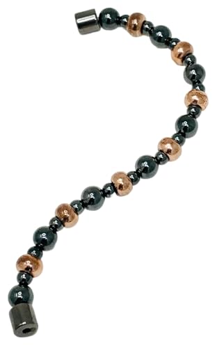 Copper and Magnetic Hematite Bracelet - size: 6.5 Inches