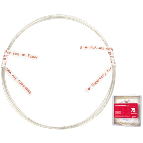 Silver Solder Wire Hard Silver Solder 26 Gauge For Jewelry Repair Silver Repair 5 FT - color: Hard Solder, size: 26 Gauge 5 Ft