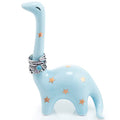 PUDDING CABIN Blue Dinosaur Ring Holder Engagement Wedding Ring Stand, Rings Oragnizer, Mothers Day Christmas Birthday Gifts for Women, Dinosaur Decor - style: Blue Dinosaur