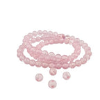 DandS ltd Crackle Lampwork Glass Beads for Jewelry Making, Blush, Vibrant DIY Bracelets, Necklaces, Earrings, Beading Supplies & Craft Kits for Handmade Jewelry, 80pcs 0.39 inch (10mm), #J284-10 - color: Blush