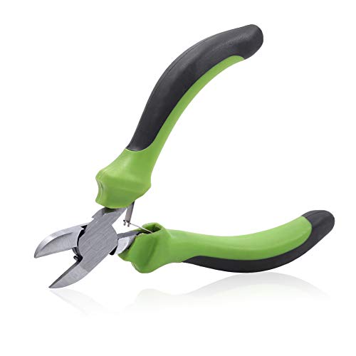 SPEEDWOX Mini Diagonal Cutting Pliers 4-1/2 Inches Small Wire Cutters Mini Precision Plastic Nippers Professional Hand Tool for Jewelry Makinging Beading Hobby Craft DIY - style: Diagonal Pliers