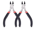 2 Pack Small Wire Cutters,Side Cutters for Crafts,Flush Cutting Pliers for Jewelry Making,Wire Pliers Floral Wire Cutters Tools for Floral,Zip Tie Cutters for Cable Tie,Wire Cutting Tool - style: Side Cutter