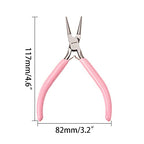 SUNNYCLUE 4.5 Mini Round Nose Pliers Precision Beading Pliers Jewelry Wire Looping Bending Tools for DIY Jewelry Making Hobby Projects Pink - color: Pink 4.5 Inch