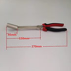 Car High Voltage Wire clamp Spark Plug Pliers Spark Plug Wire Removal Pliers High Voltage Cylinder Cable Removal Tool Silver