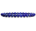 Angelstones Handmade Natural Healing Gemstone 6mm Round Beads Stretch Crystal Bracelet 7 Inch Unisex - color: Lapis Lazuli