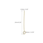 PATIKIL 200Pcs 304 Stainless Steel Jewelry Eye Pins 24mm 22 Gauge Gold Open Eye Pins for Jewelry Making DIY Craft Necklaces Bracelets Earrings - color: Gold, size: 24mm
