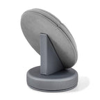 PU Leather Necklace Display Stand Microfiber Small Necklace Holder Jewelry Gift Display Stand For Birthday, Valentine's Day (Light Gray) - color: Light Grey