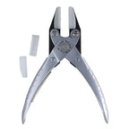 The Beadsmith Parallel Pliers – Double Nylon Flat Nose Jaws – Uniform Pressure to Provide a Consistent Grip – Textured Metal Handles – Replacement Jaws Included – Steel Tool for Jewelry Making - style: Nylon Flat Nose - 140mm